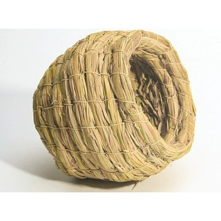 Tổ Rơm Cho Chim Vẹt/Gà Runti/Chào Mào 7x11cm - Làm Từ Sợi Rơm Tự Nhiên, Thủ Công Tỉ Mỉ