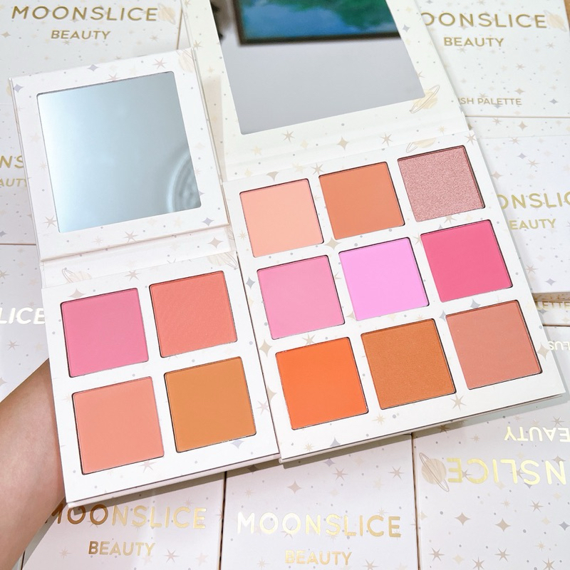 [Hàng hot] Bảng má 9 ô Moonslice, sản phẩm chuyên nghiệp dành cho các nghệ sĩ Make up