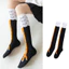 Tất Nữ Dài Hình Chân Gà Vớ Hoạt Hình Ngộ nghĩnh Cotton Chân Gà Móng Vuốt Nữ 3D In Đùi Tất Cao