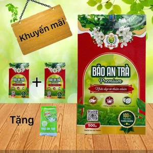 Bảo An Trà thượng hạng (2 gói tặng 1 gói bé 250g) an thần ngủ ngon, gan khỏe, tiêu hóa tốt