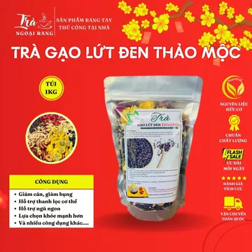 Trà Gạo Lứt 7 Vị Thảo Mộc Trà Ngoại Rang (túi 400g-1kg) Tea Nước Trà Chè