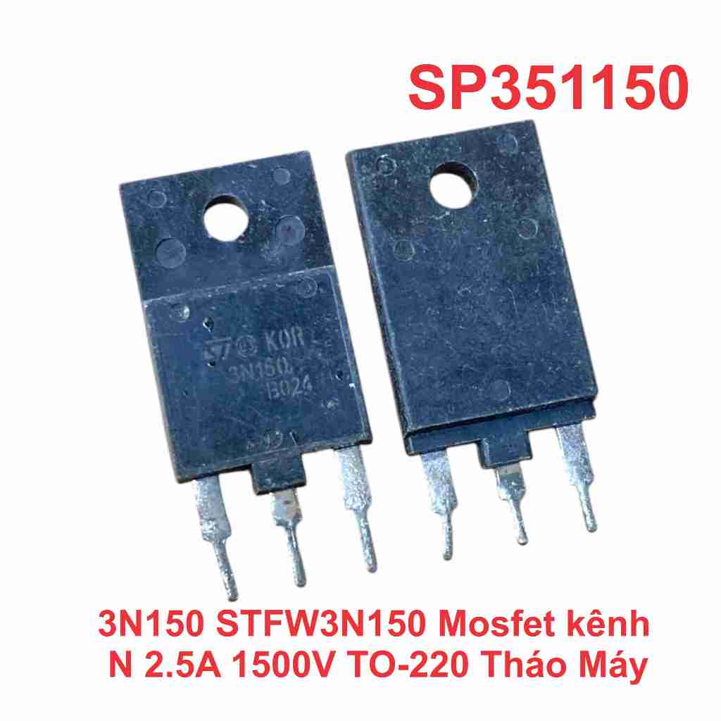 3N150 STFW3N150 Mosfet kênh N 2.5A 1500V TO-220 Tháo Máy | Shopee Việt Nam