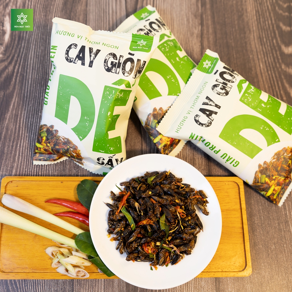 [Giá Sỉ combo Gói 50gram ] [250g,500g ,1kg] Dế Sấy Cay Giòn - Thực phẩm, Đồ Khô Chuẩn Nhậu