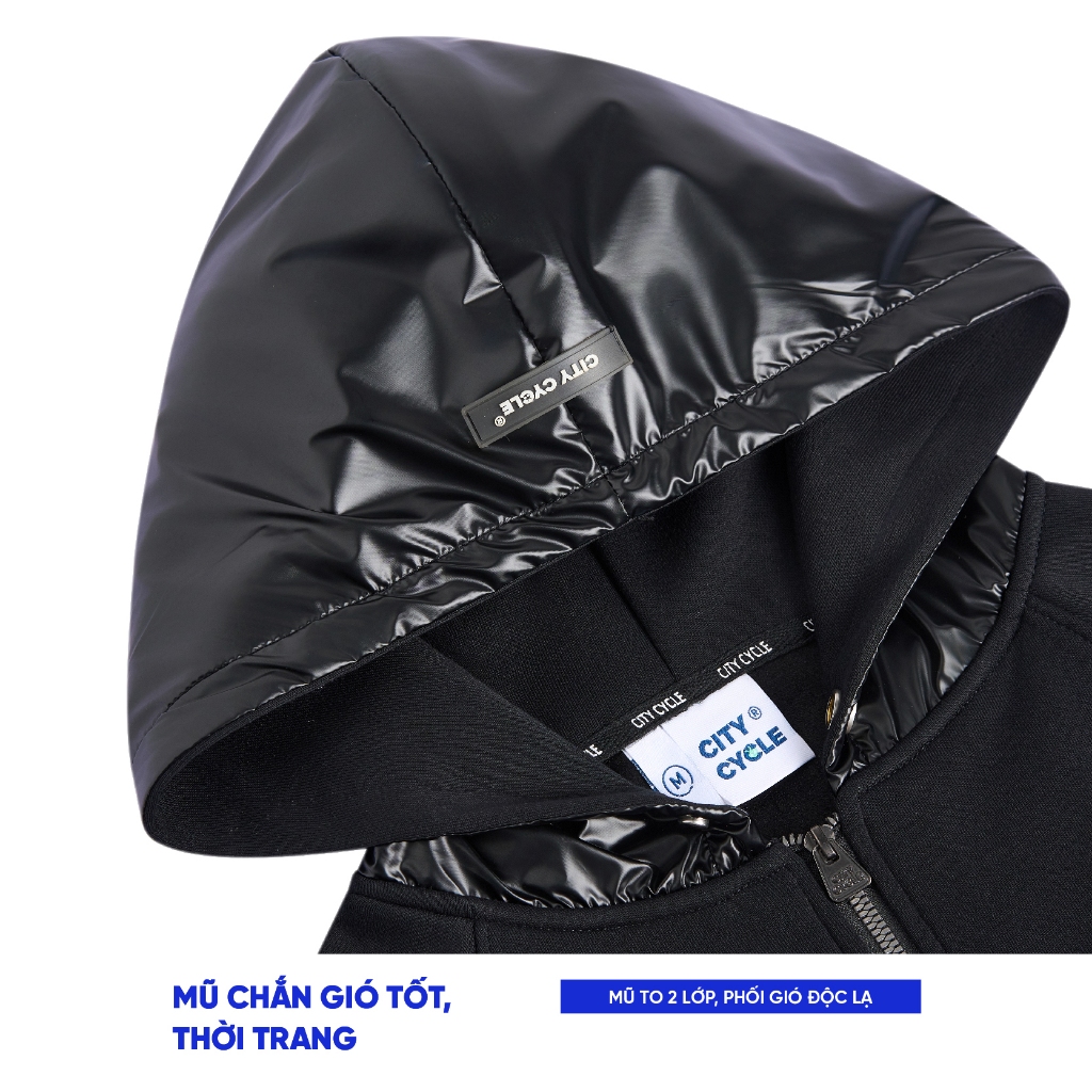 Áo khoác nỉ unisex đôi hoodie zip Local Brand Chính Hãng City Cycle Áo khoác “Gánh team” Hurt My Back