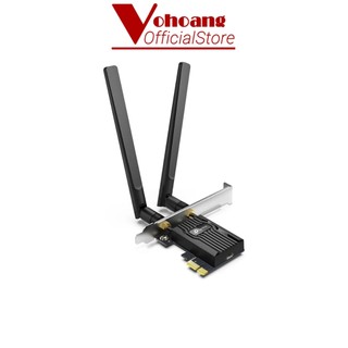 Card mạng Wifi 6 TP-Link TX55E PCIe AX3000 Bluetooth 5.2 Wi-Fi siêu nhanh Bluetooth 5.2 kết nối rộng