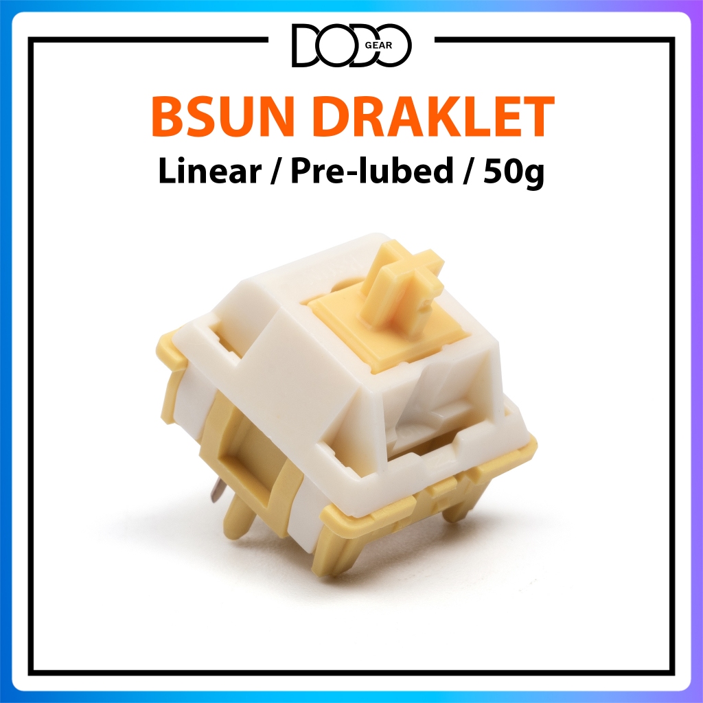 Switch BSUN Draklet 5 PIN Linear 50g công tắc bàn phím Switch BSUN ...