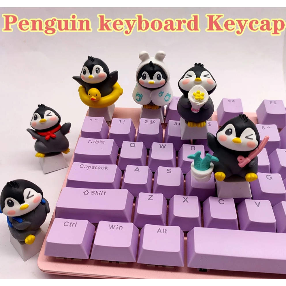 Keycap Chim Cánh Cụt Penguin Nút Bàn Phím Cơ Phím Lẻ | Shopee Việt Nam