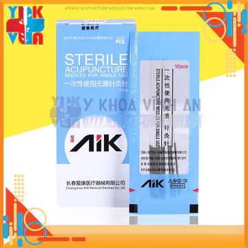 Kim Châm Cứu AiK Hộp 100 Kim