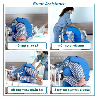 Gối Lật Bệnh Nhân, Hỗ Trợ Lật Người Bệnh đa năng Kê gác chân - cố định người bệnh