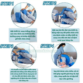 Gối Lật Bệnh Nhân, Hỗ Trợ Lật Người Bệnh đa năng Kê gác chân - cố định người bệnh