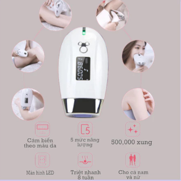 Máy triệt lông vĩnh viễn Lescolton, máy triệt lông nách, máy triệt lông chân, máy triệt lông tay máy triệt lông vùng kín