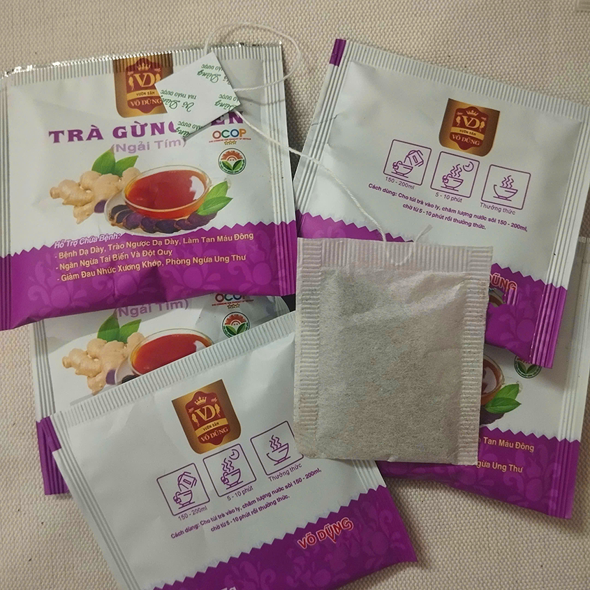 🔥 COMBO SIÊU TIẾT KIỆM - 3 HỘP TRÀ GỪNG ĐEN TÚI LỌC - BẢO VỆ SỨC KHỎE TỪ THIÊN NHIÊN 🔥