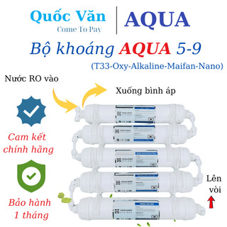Combo 5 lõi AQUA Hàn Quốc từ 5-9 máy lọc nước AQUAsense 💥 Tặng kèm cút nối nhanh