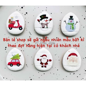 Mút NOEL nhỏ trang điểm nền, che khuyết điểm, dặm phấn MINI màu sắc xinh xắn mới về