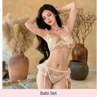 Đồ nội Y cao cấp dệt hoa Babi Set VSecret