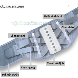 Đai Lưng Cột Sống Cao Cấp Hỗ Trợ Thoát Vị Đĩa Đệm, Thoái Hóa, Đau Lưng Mãn Tính