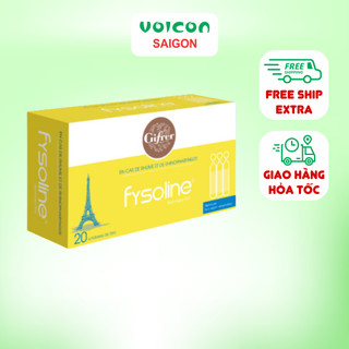 Nước muối Fysoline hồng/ vàng/ xanh vệ sinh mũi & mắt, chống nghẹt mũi, an toàn cho trẻ sơ sinh