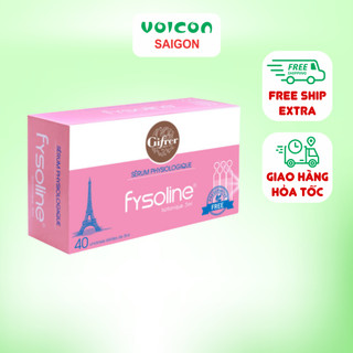 Nước muối Fysoline hồng/ vàng/ xanh vệ sinh mũi & mắt, chống nghẹt mũi, an toàn cho trẻ sơ sinh