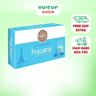 Nước muối Fysoline hồng/ vàng/ xanh vệ sinh mũi & mắt, chống nghẹt mũi, an toàn cho trẻ sơ sinh
