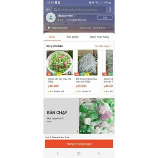 5kg thạch sắn dây (túi hút chân không)