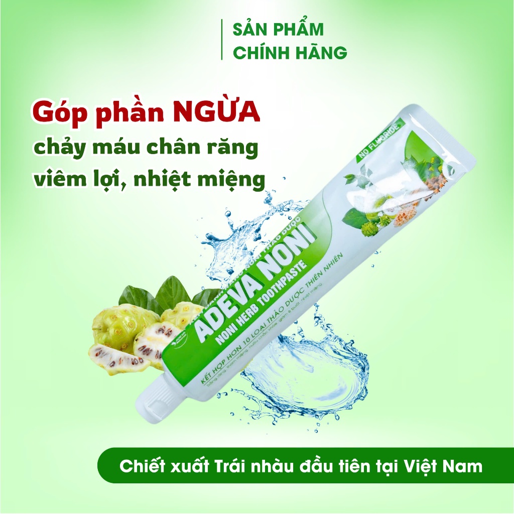 Kem đánh răng thảo dược trái Nhàu