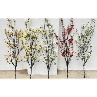 < Loại cành lớn 1m>Cành tuyết quả thân cổ , cành quả cherry cao cấp- Hoa giả,hoa trang trí