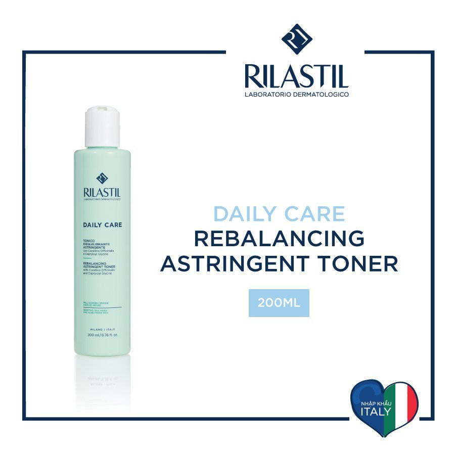 TONER DÀNH CHO DA DẦU MỤN - RILASTIL DAILY CARE REBALANCING ASTRINGENT TONER 200ml - ÚT STORE