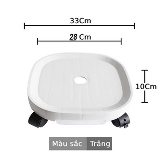 Đế chậu cảnh có bánh xe di chuyển