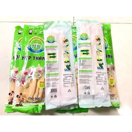 Găng tay cao su Hợp Thành, găng tay rửa bát, vệ sinh nhà bếp tiện lợi