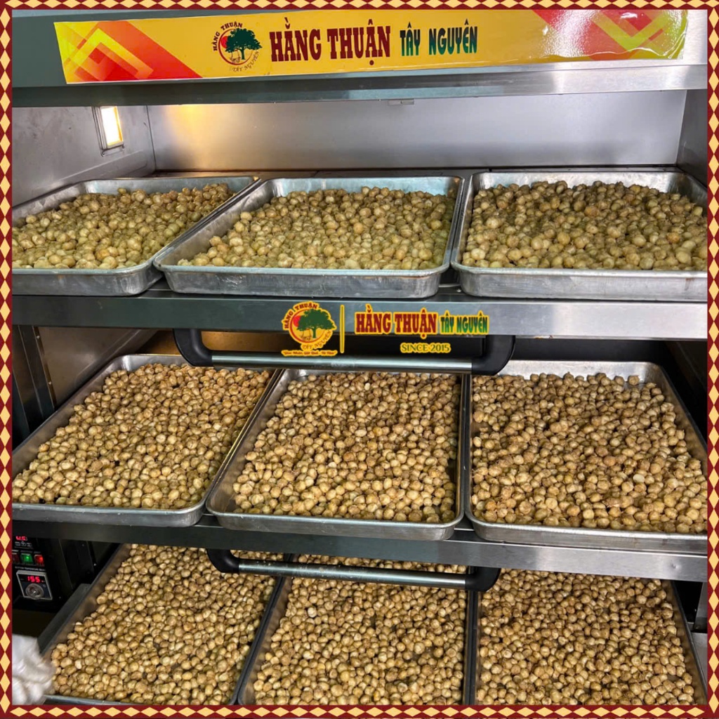 Hạt Mắc Ca Nướng Bơ Hạnh Nhân Cơm Dừa Hằng Thuận Tây Nguyên