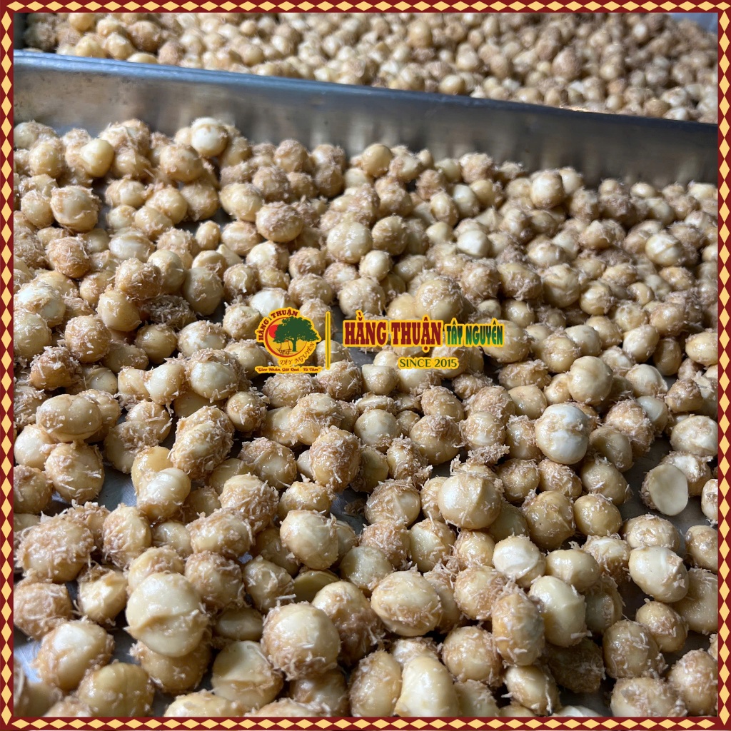 Hạt Mắc Ca Nướng Bơ Hạnh Nhân Cơm Dừa Hằng Thuận Tây Nguyên