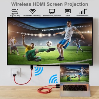 Feinodi Đường dây truyền và nhận HDMI không dây, hỗ trợ máy chiếu, điện thoại di động và máy tính bảng