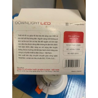 Đèn Downlight Âm Trần CLISUN | Đèn LED DD1 Chế Độ Màu Tiết Kiệm Điện Tuổi Thọ Cao 7W9W12W