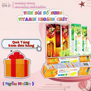 Viên sủi nhân sâm, actiso, cam bổ sung vitamin và các khoáng chất thiết yếu
