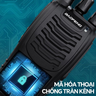 Combo 2 Cái Bộ Đàm Baofeng BF888S Kèm Tai Nghe Cự Ly Đến 5km Full Phụ Kiện, 16 Kênh Tần Số 400.00- 470.00MHz