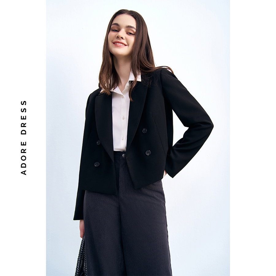 Ảnh 412BL3018 - Áo blazer crop eo nhẹ basic 3 màu  ADORE DRESS 3