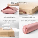 Bộ Chăn Ga Gối 5 Món Lụa Tencel 60s Phối Dệt Kim nhiều Hoạ Tiết Size 1m6 đến 2m2 AOICONCEPT Cao Cấp Hàn Quốc — ảnh 3