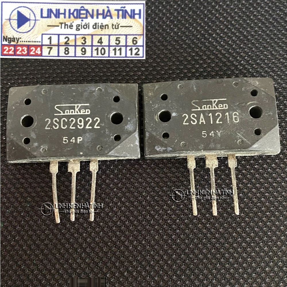 Cặp sò âm thanh 2SA1216 2SC2922 A1216 / C2922 hàng tháo máy