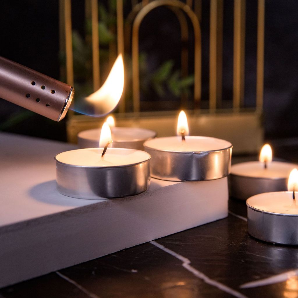 Nến TeaLight đốt tinh dầu , nến xông tinh dầu, không mùi, không khói cháy trong 2h màu trắng