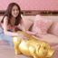Heo siêu to khổng lồ vàng gold may mắn 35x70cm