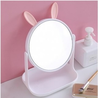 Gương Trang Điểm Để Bàn Hình Thỏ Có Khay Đựng MEILI STORE