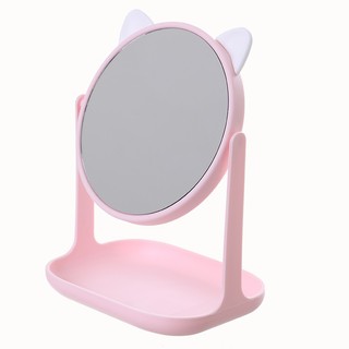 Gương Trang Điểm Để Bàn Hình Thỏ Có Khay Đựng MEILI STORE