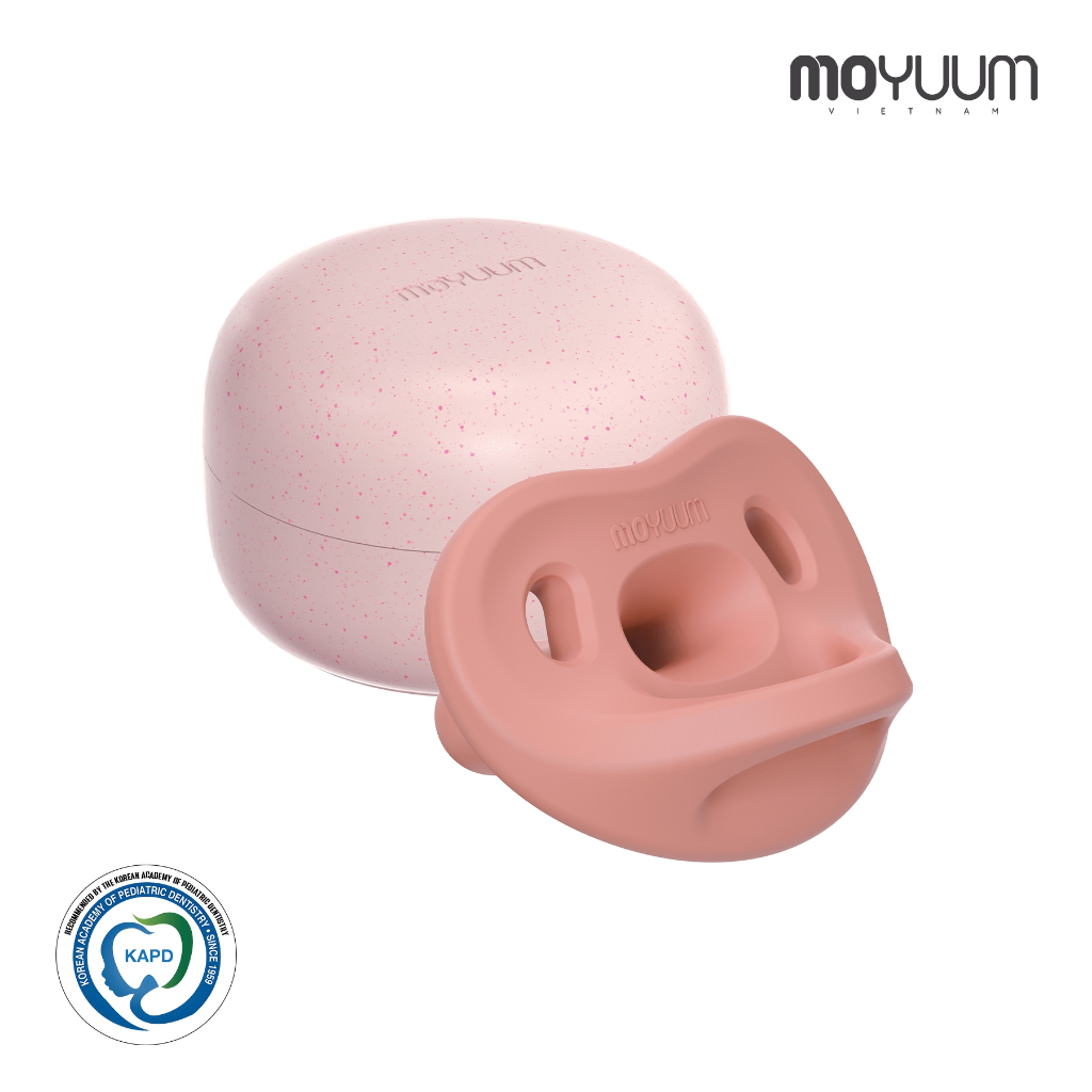 Ảnh Ti giả 100% silicon Moyuum - 6m+ - Màu hồng dâu 2