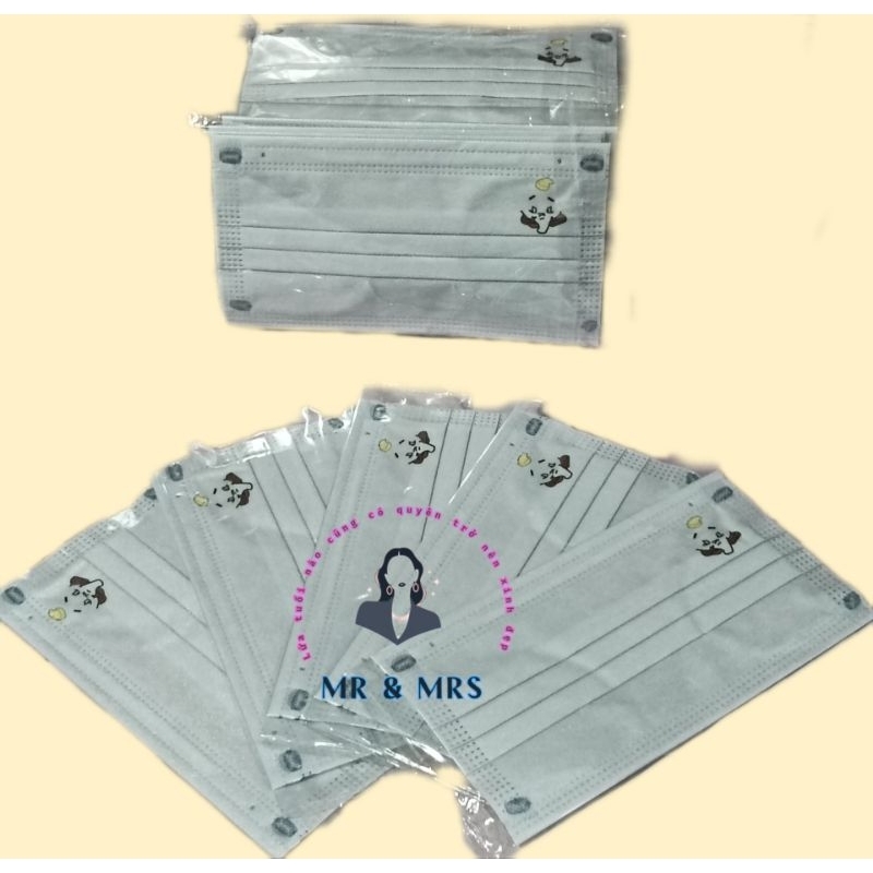[Set 10c/30c/50c ] Mask/Khẩu Trang  Thời Trang Hoạt Hình  NGƯỜI LỚN ( không hộp) - Mr&Mrs House
