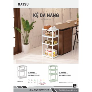 Kệ đa năng 3T 4T DUY TÂN, nhựa PP, kệ nhựa để đồ đa năng đựng gia vị nhà bếp, nhà tắm, phòng ngủ