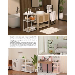 Kệ đa năng 3T 4T DUY TÂN, nhựa PP, kệ nhựa để đồ đa năng đựng gia vị nhà bếp, nhà tắm, phòng ngủ