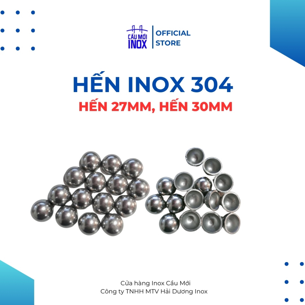 Giá sỉ 1kg hến 27, hến 30 trang trí hàng rào, cổng - chất liệu inox 304 - độ bền cao, chống gỉ sét