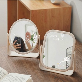 Gương Trang Điểm Để Bàn Có Giá Đỡ Màu Xám MEILI STORE