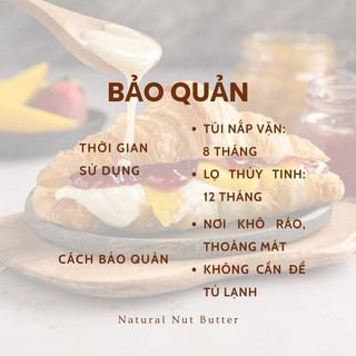 Bơ Đậu Phộng 100% WayOf - 1kg 3kg 5kg - Không Đường Không Dầu - Thuần Chay Eat Clean Gym