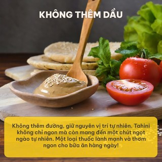 Bơ Mè Tahini 100% WayOf - 1kg 3kg 5kg - Không Đường Không Dầu - Bổ Sung Canxi